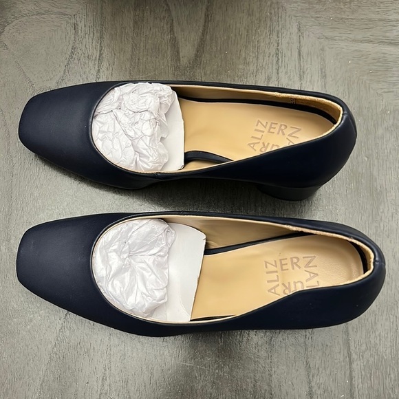 Naturalizer Warner Square Toe Pump French Navy (WIDE) - Picture 7 of 15